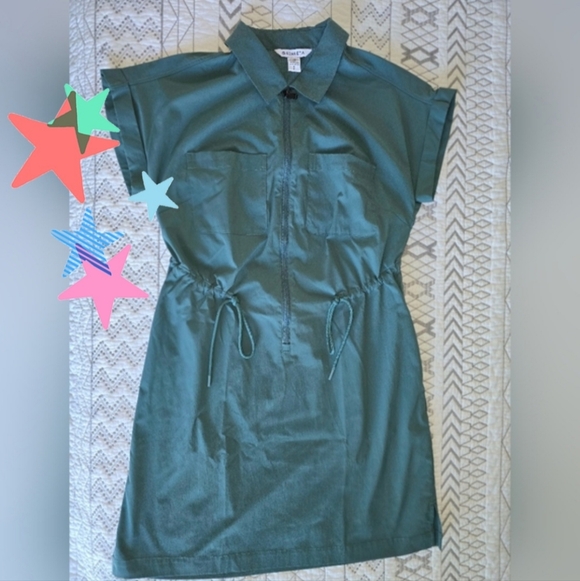 Athleta Dresses & Skirts - Athleta Teal Sport Short Sleve Dress Sz S